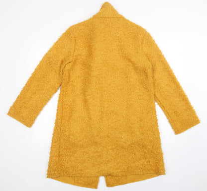 Womens UK Size  Preworn Yellow Overcoat
