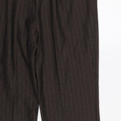 Womens UK Size 14 m&s Regular Fit  Brown Trousers