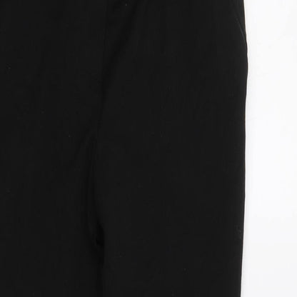 Womens UK Size 14 M&S Regular Fit Dress Pants Black Trousers