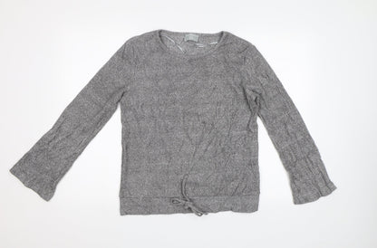 Jeff&Co Womens Grey   Pullover Sweatshirt Size 8