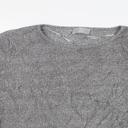 Jeff&Co Womens Grey   Pullover Sweatshirt Size 8