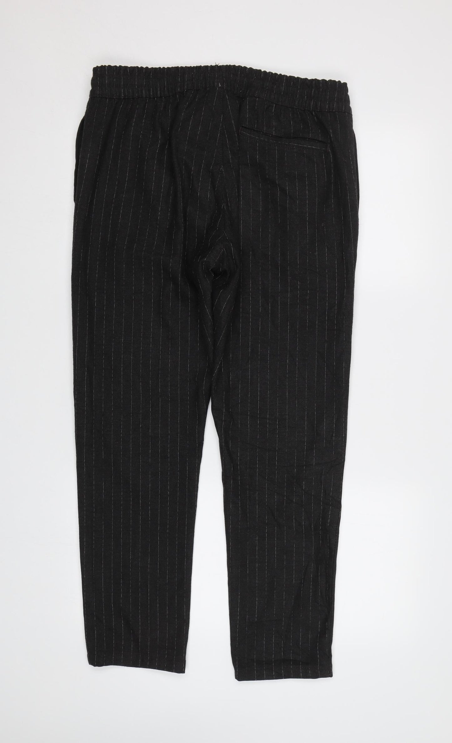 Mens UK Size 32 Topman Regular Fit  Grey Trousers
