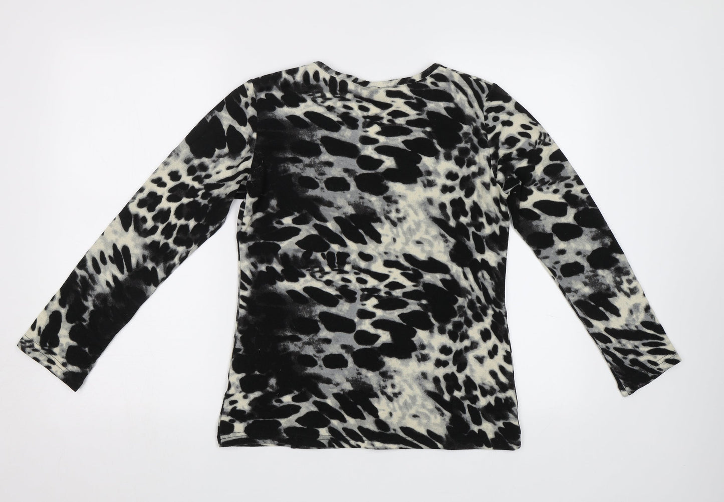 Womens UK Size 10 Alexandra Black Basic Blouse