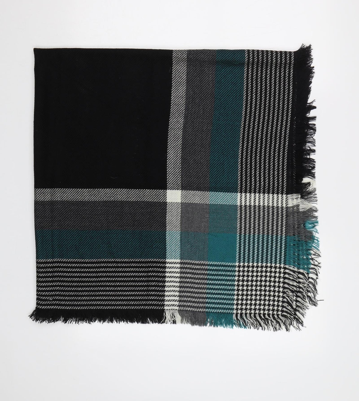 Preworn Womens Green Check   Shawl/Wrap