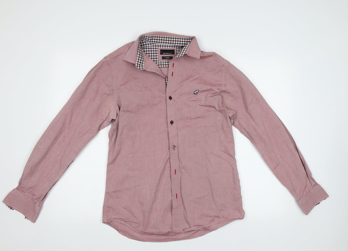 Remus Uomo Mens Pink    Button-Up Size 15.5