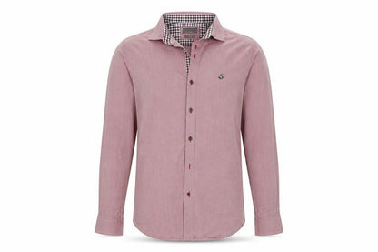 Mens UK Size 15.5 Remus Uomo Pink  Button-Up Long Sleeve Casual Shirt