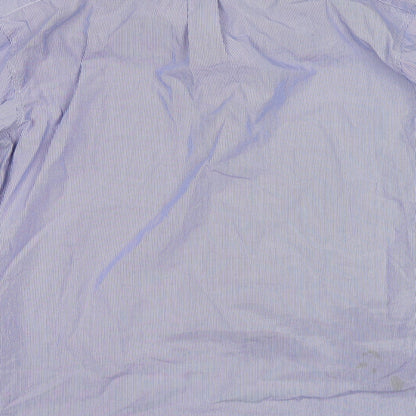 Gap Mens Blue Striped   Button-Up Size M