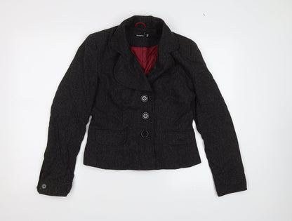 Primark Womens Grey   Jacket Blazer Size 12