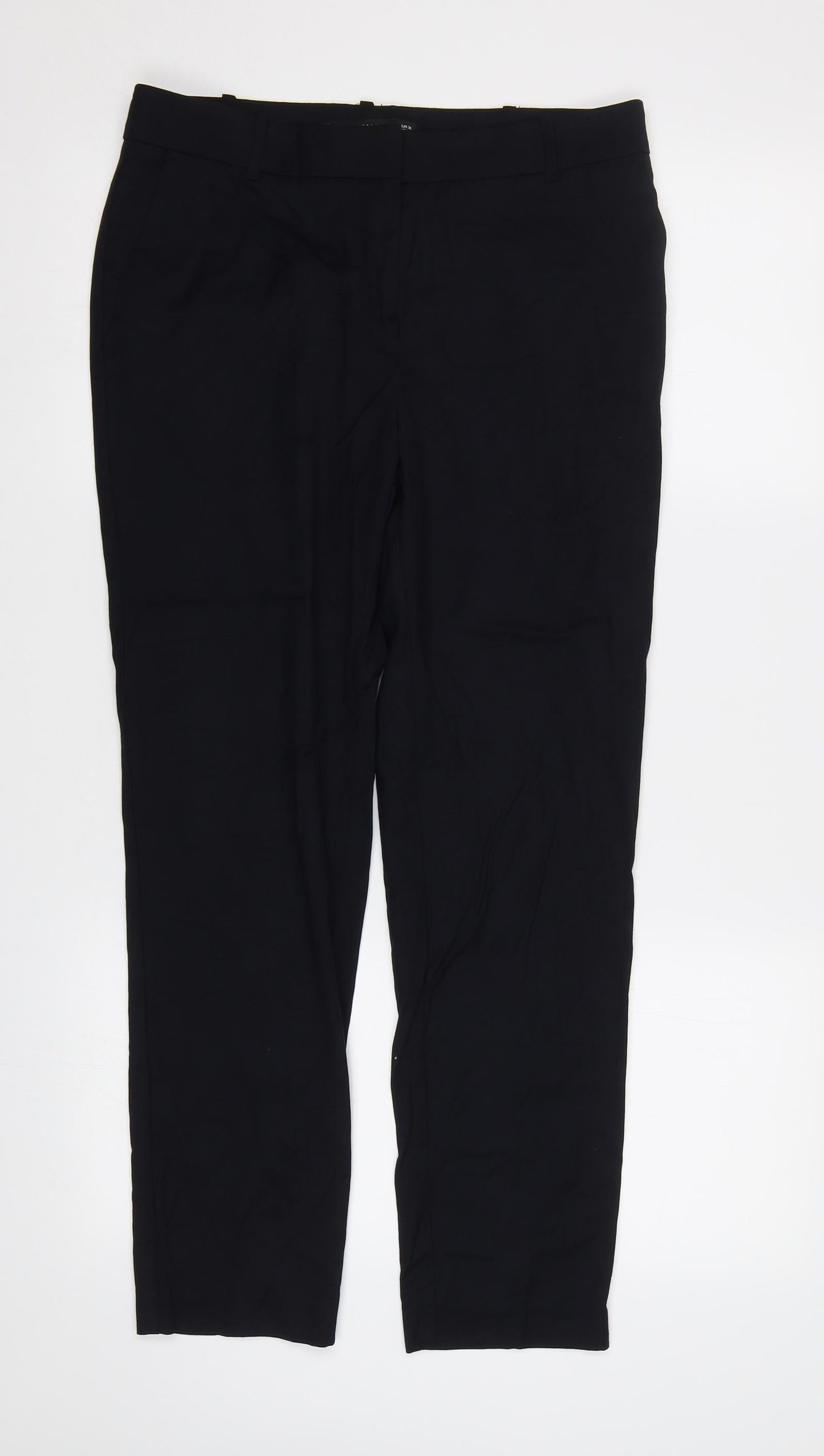 Mango Womens Black   Dress Pants Trousers Size 8 L26 in