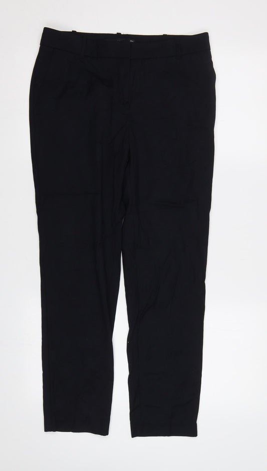 Mango Womens Black   Dress Pants Trousers Size 8 L26 in