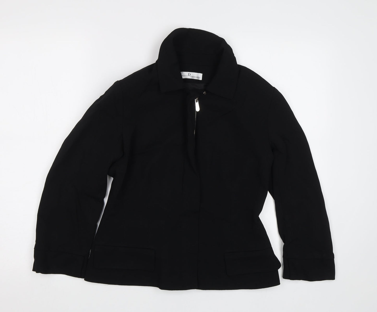 D Uniforms Womens Black   Jacket Blazer Size 12