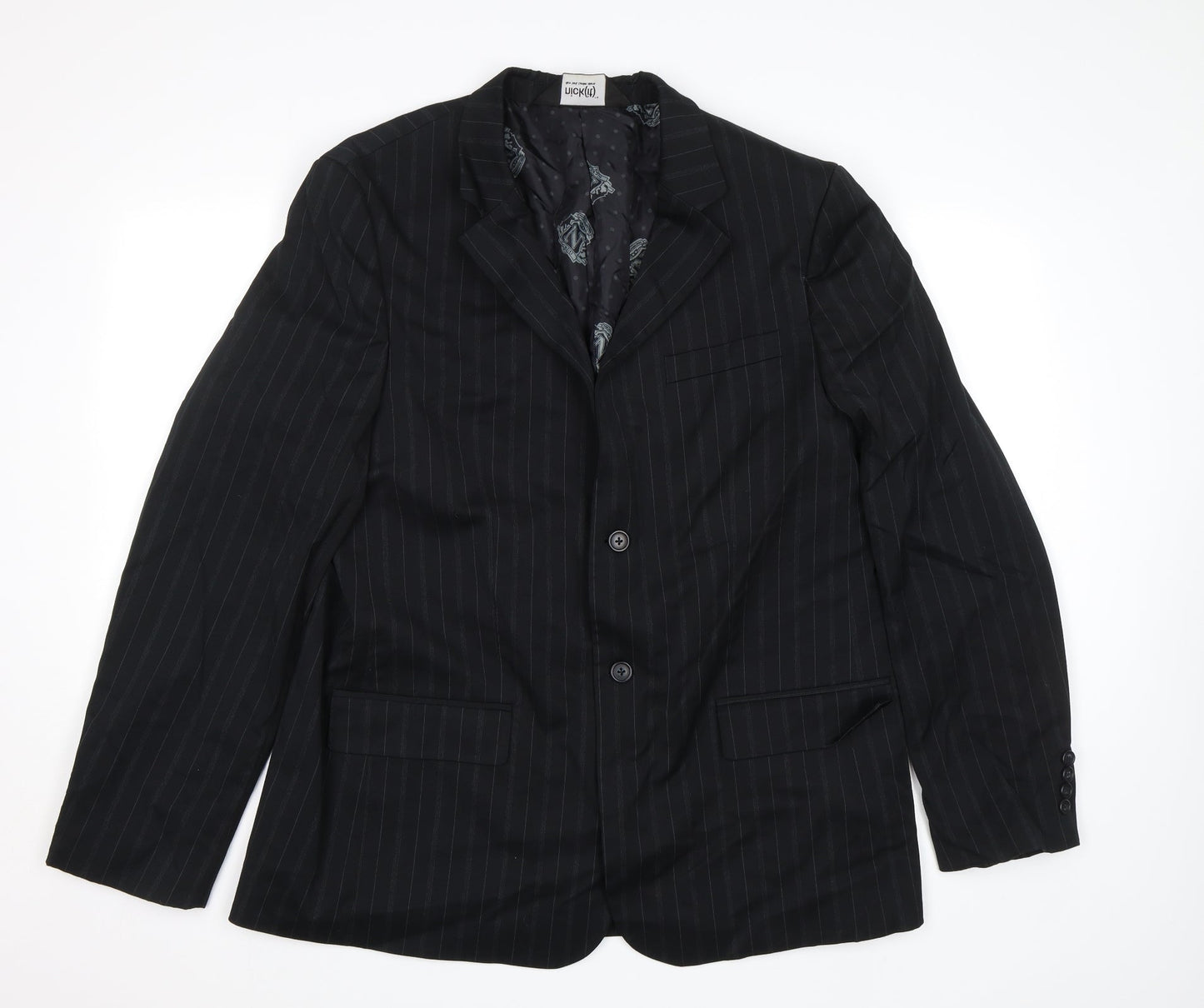 Mens UK Size L Nick(it) Black Jacket