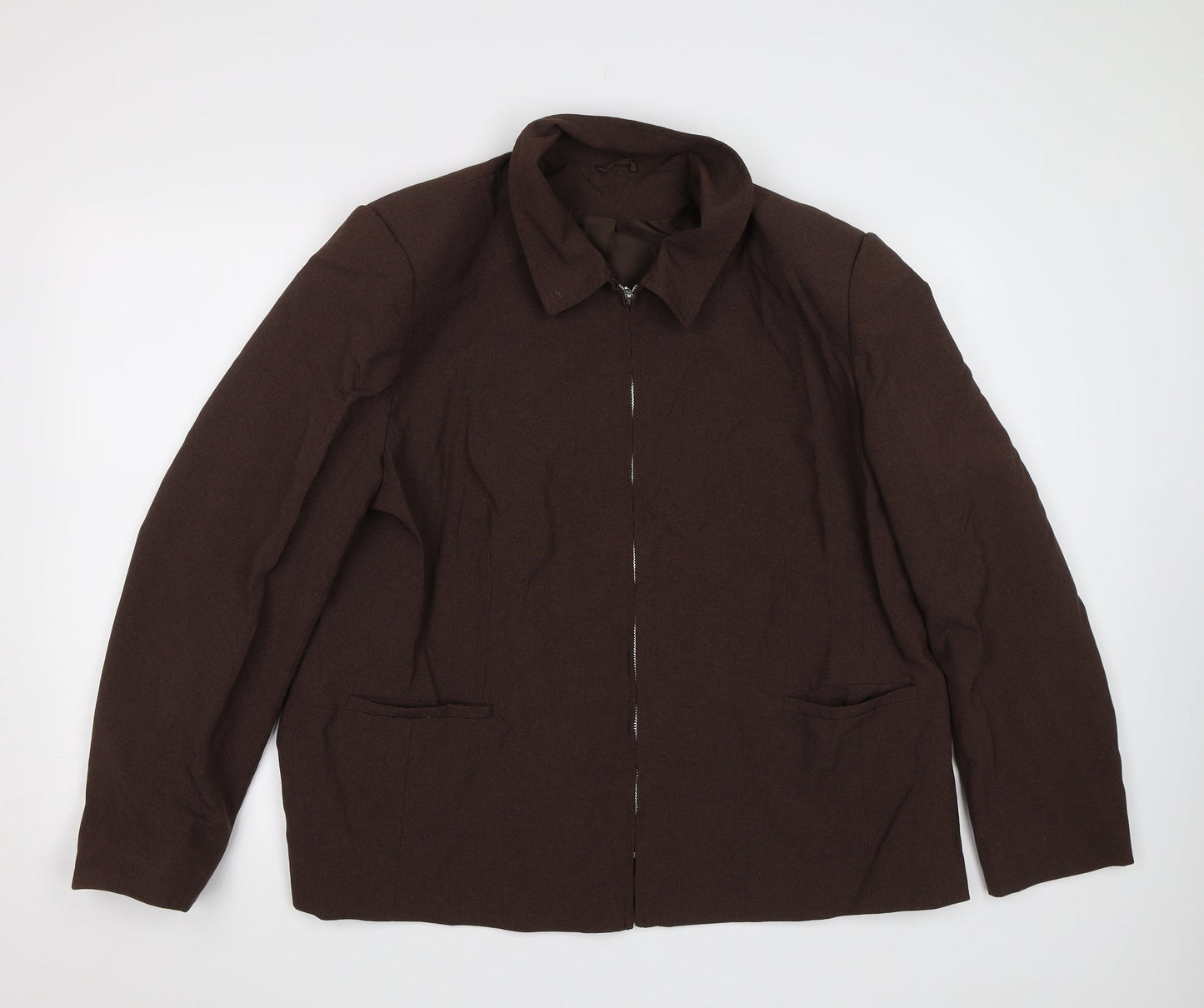 Womens UK Size 20 Bonmarché Brown Overcoat