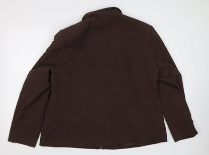Womens UK Size 20 Bonmarché Brown Overcoat