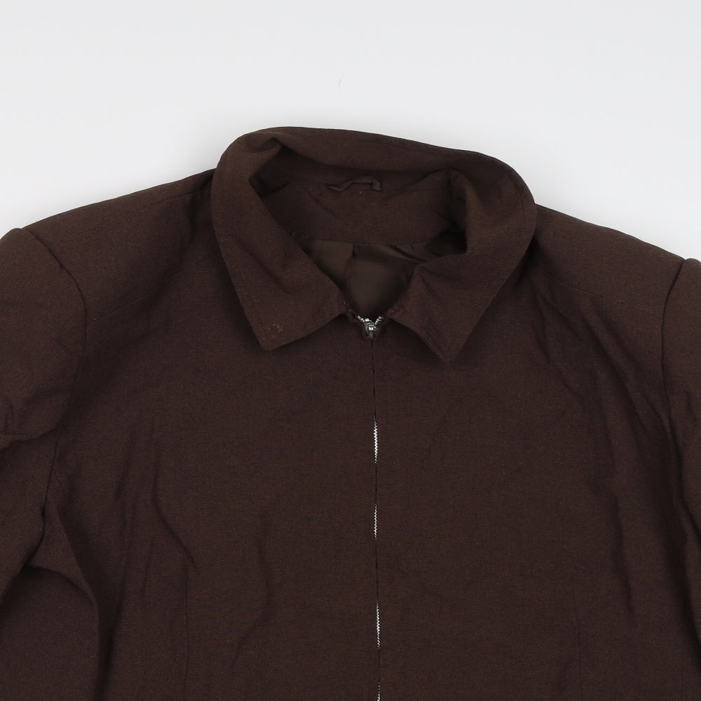 Womens UK Size 20 Bonmarché Brown Overcoat