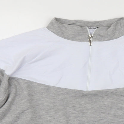 Boohoo Womens Grey   Pullover Sweatshirt Size S  - cropped