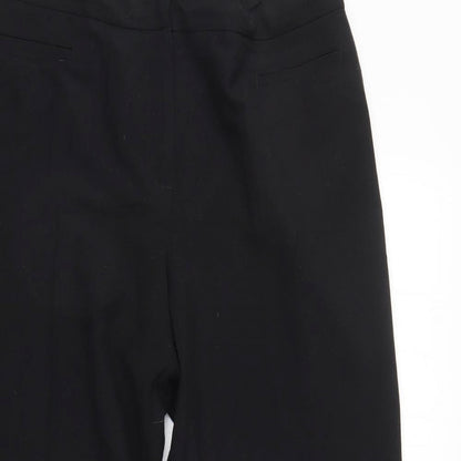 Womens UK Size 14 M&S Regular Fit  Black Trousers