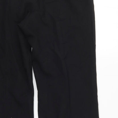 Womens UK Size 14 M&S Regular Fit  Black Trousers