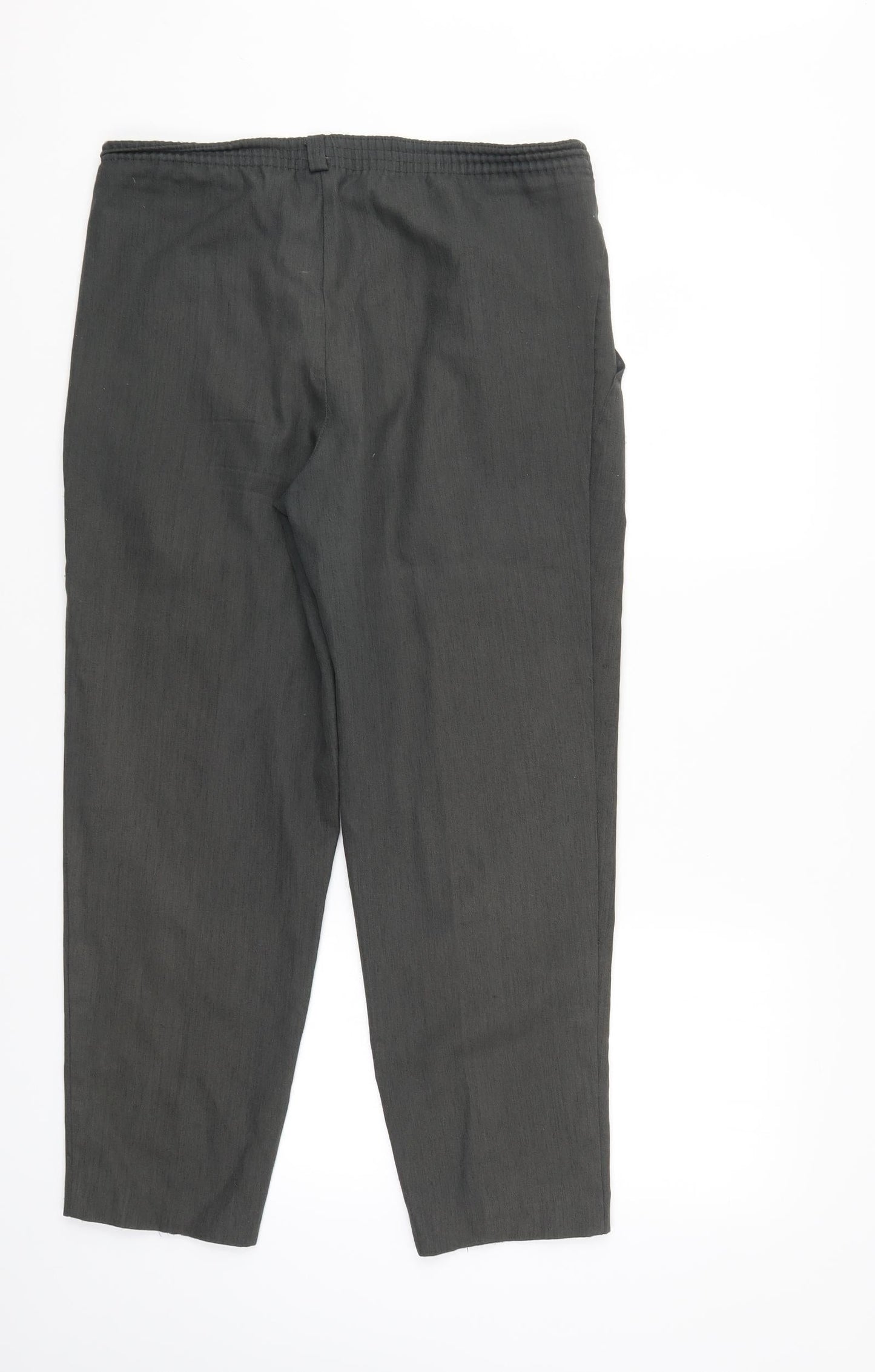Womens UK Size 10 Marks and Spencer Regular Fit  Grey Trousers