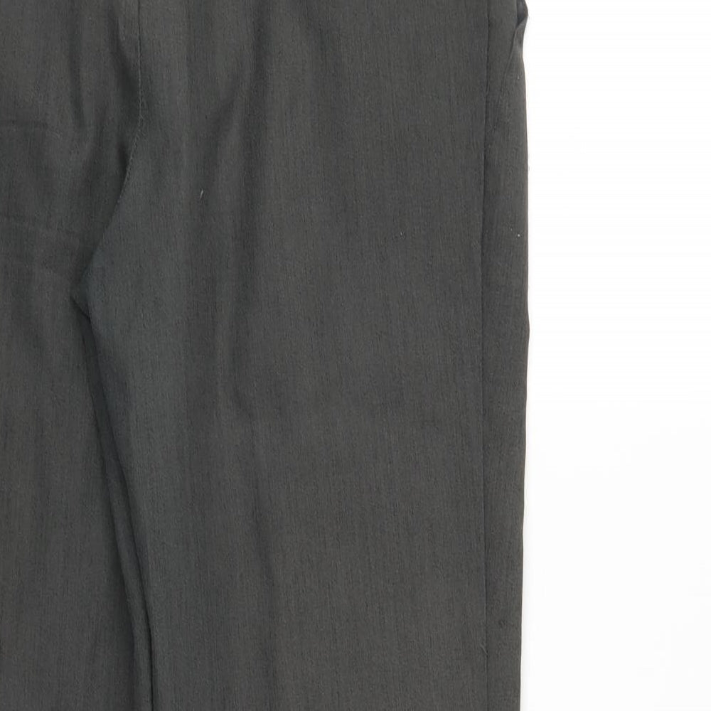 Womens UK Size 10 Marks and Spencer Regular Fit  Grey Trousers