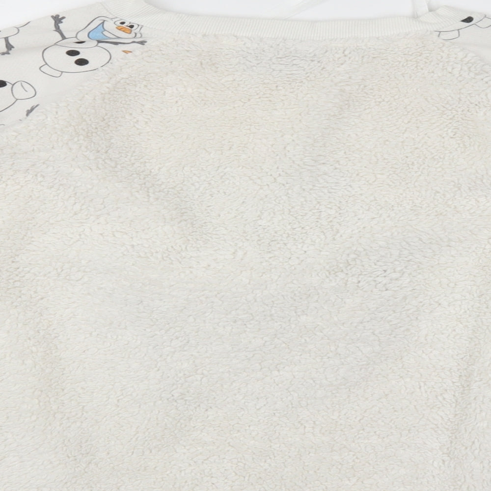 Womens UK Size 14 Disney White Pullover Jumper