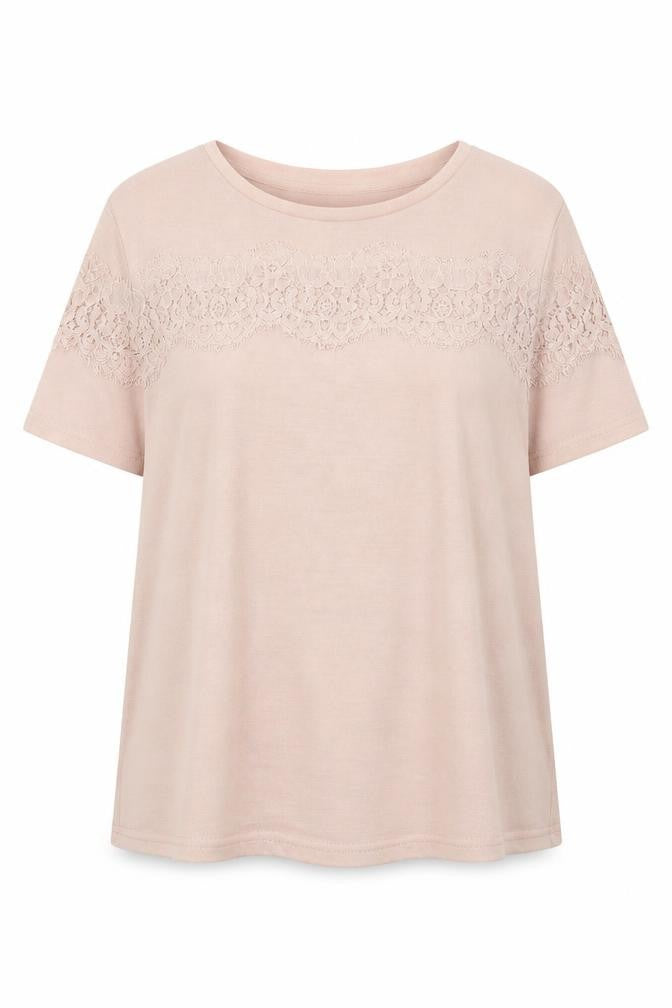 Womens UK Size M H&M Ivory Jersey Blouse
