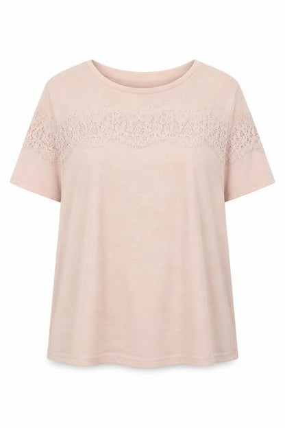 Womens UK Size M H&M Ivory Jersey Blouse