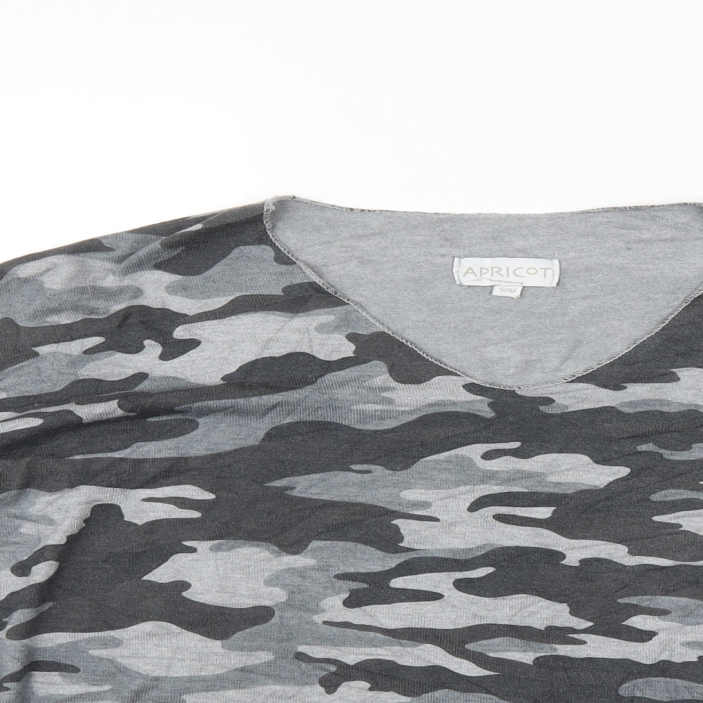 Apricot Womens Multicoloured Camouflage  Pullover Jumper Size S