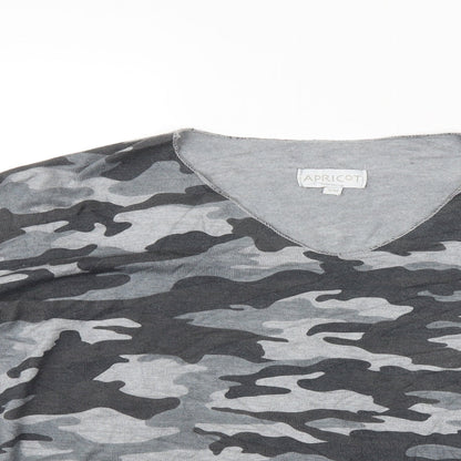 Apricot Womens Multicoloured Camouflage  Pullover Jumper Size S