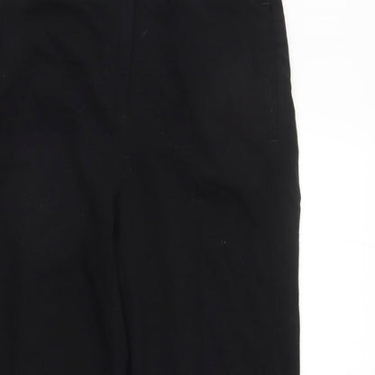 Womens UK Size 12 M&S Regular Fit Sweatpants Black Trousers