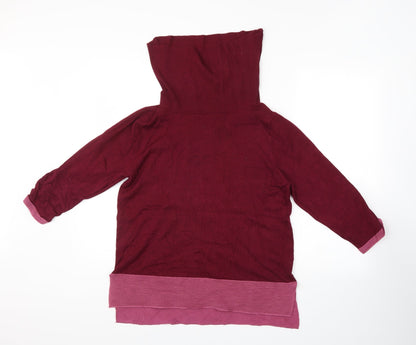 Womens UK Size M Mitzy Purple Pullover Jumper