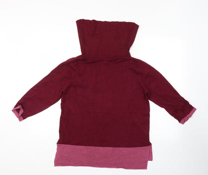 Womens UK Size M Mitzy Purple Pullover Jumper
