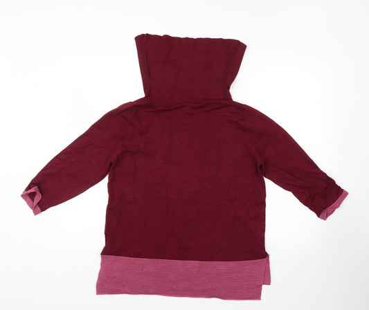 Womens UK Size M Mitzy Purple Pullover Jumper