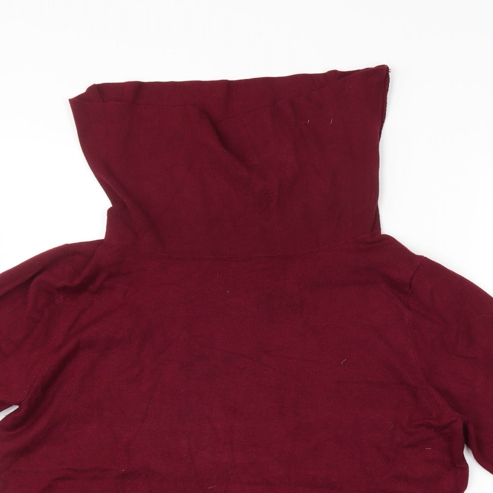 Womens UK Size M Mitzy Purple Pullover Jumper
