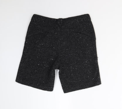 Chariss Womens Grey  Knit Utility Shorts Size 10