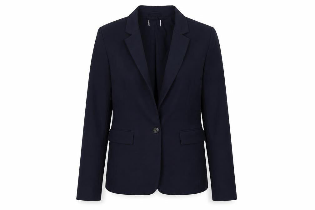 Womens UK Size 12 M&S Regular Blue Suit Jacket