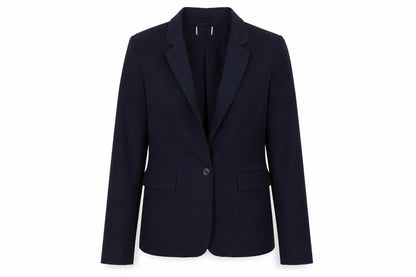 Womens UK Size 12 M&S Regular Blue Suit Jacket