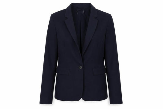Womens UK Size 12 M&S Regular Blue Suit Jacket
