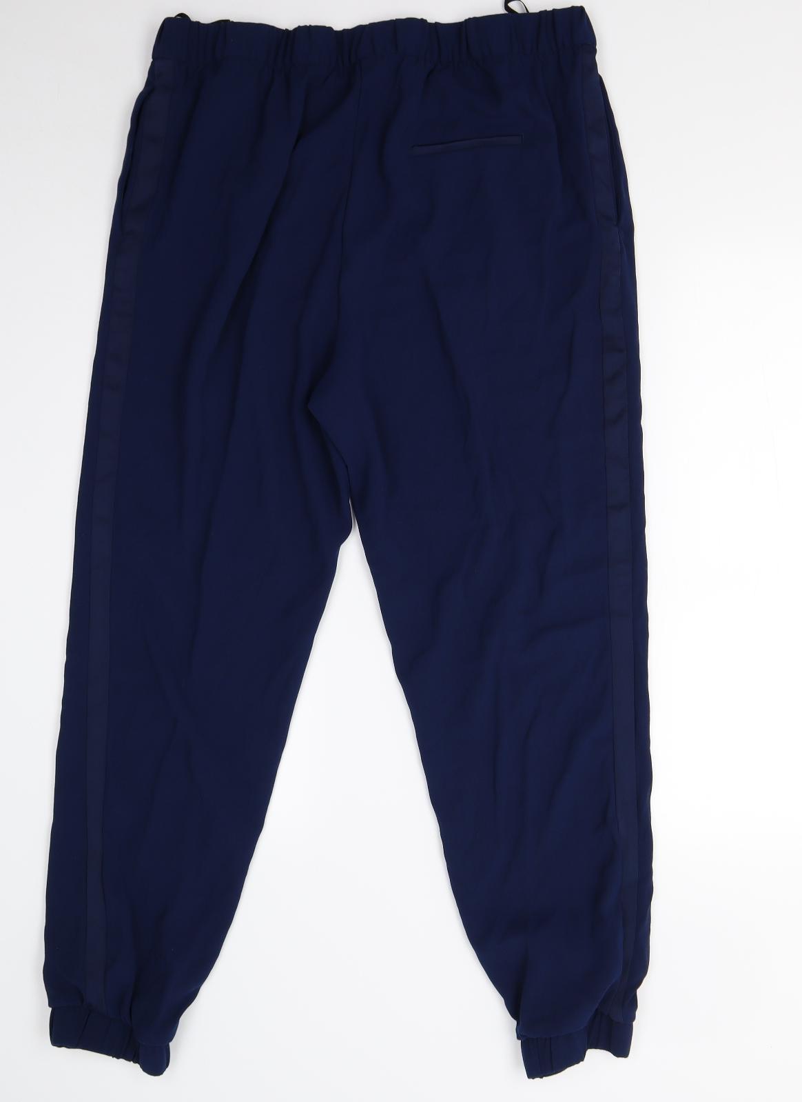 M&S Mens Blue   Sweatpants Trousers Size 18 L28 in