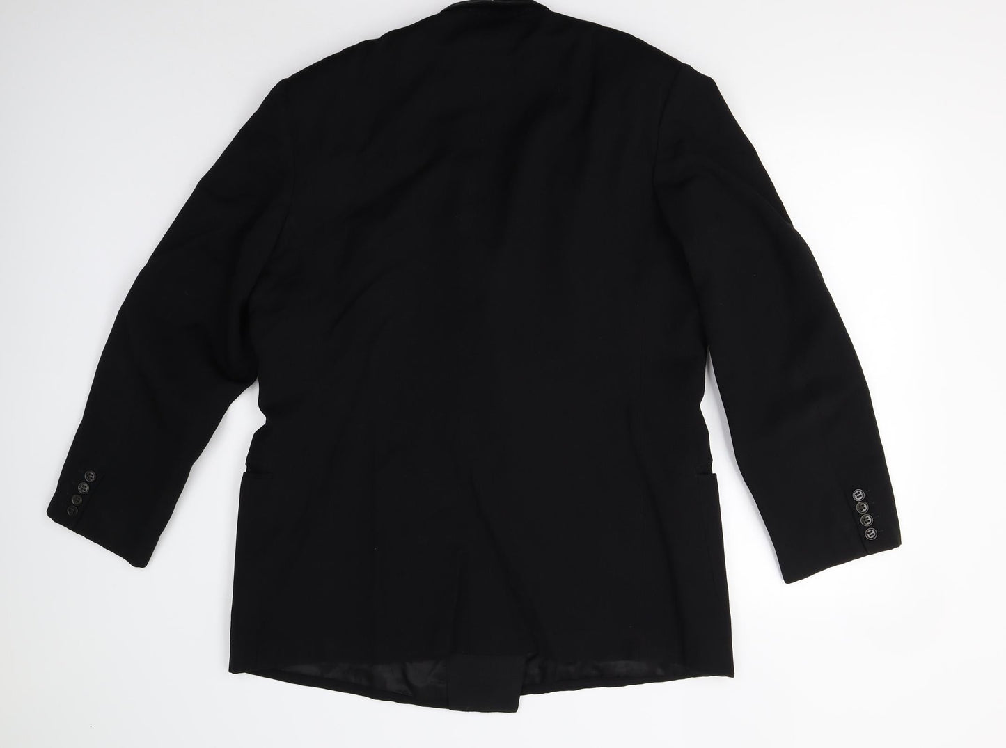 Mens UK Size 42 Preworn Regular Black Suit Jacket