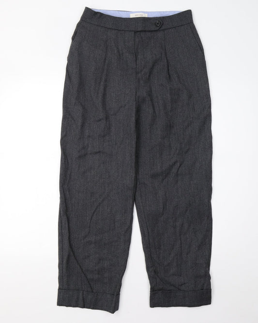 Per Una Womens Grey   Trousers  Size 10 L26 in