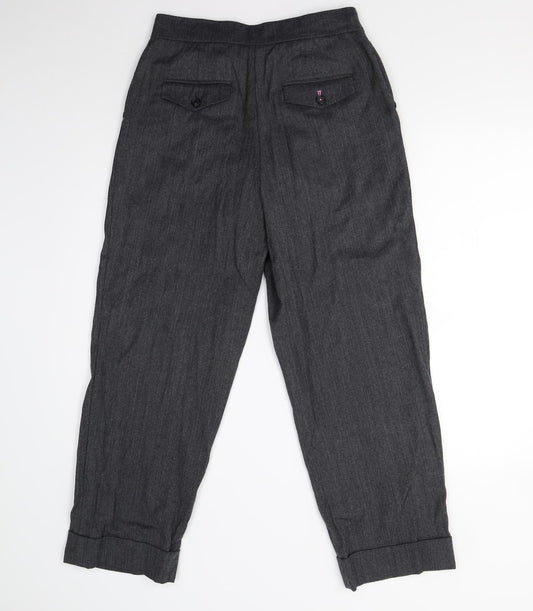 Per Una Womens Grey   Trousers  Size 10 L26 in