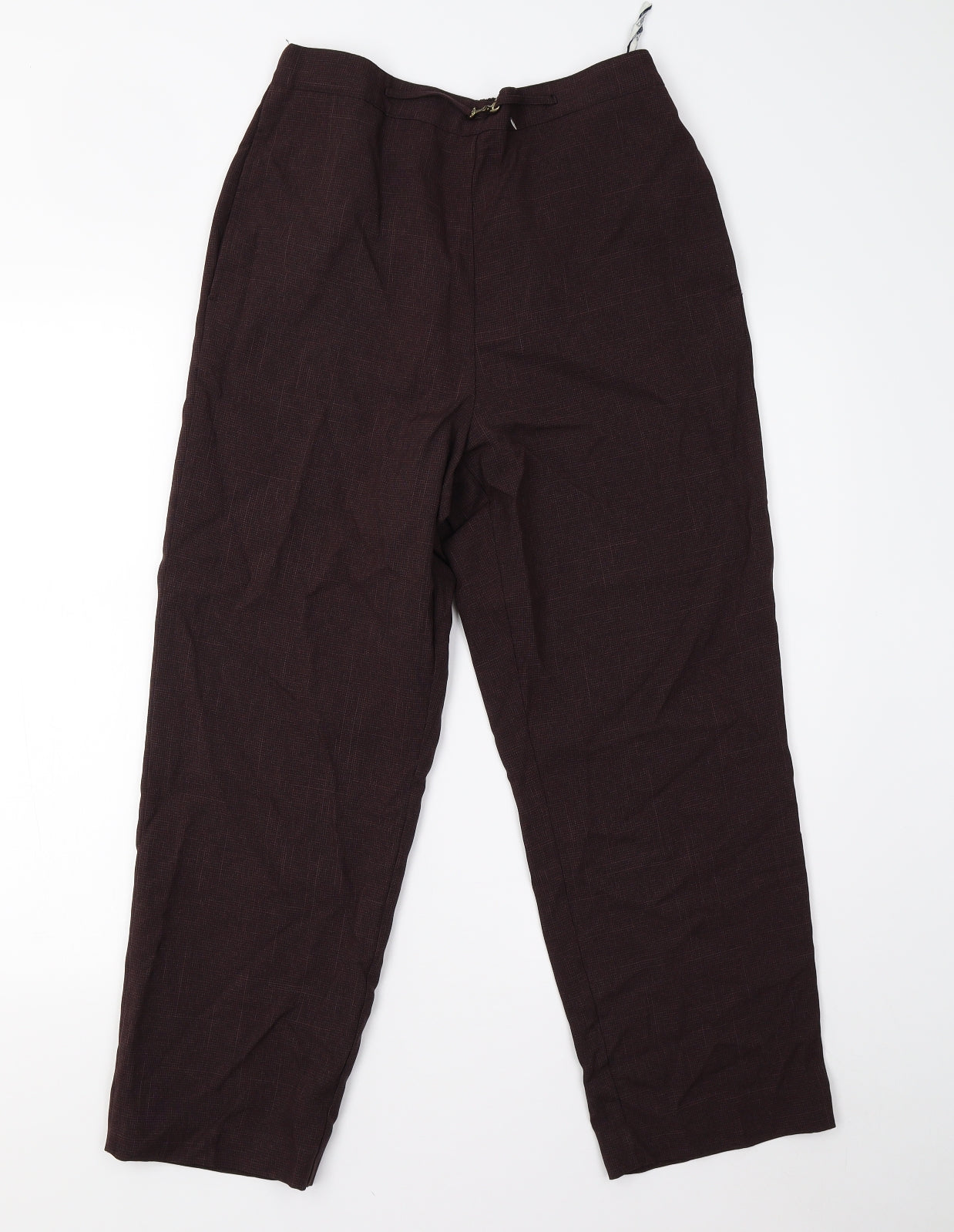 Womens UK Size 12 BHS Regular Fit  Brown Trousers