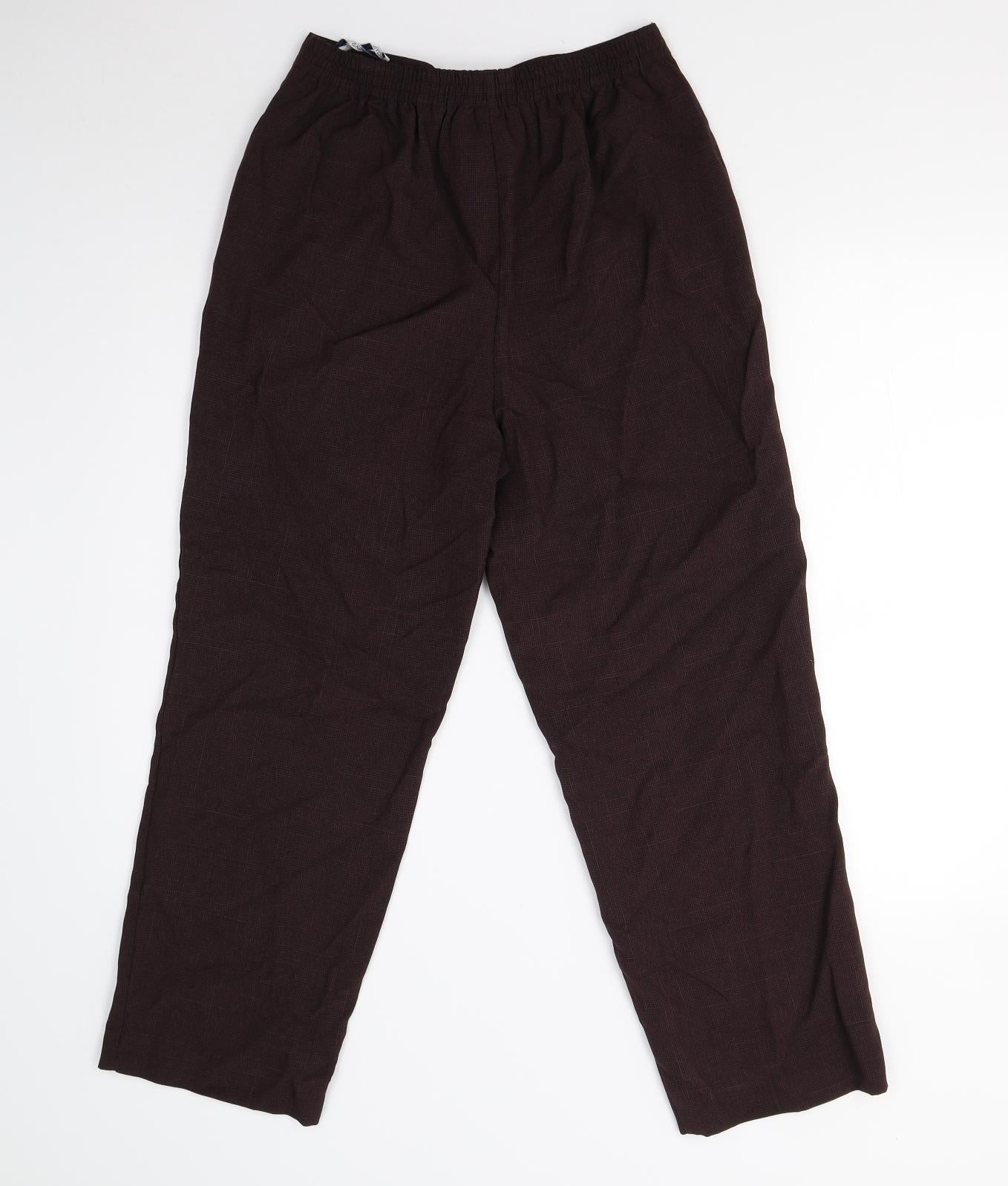 Womens UK Size 12 BHS Regular Fit  Brown Trousers