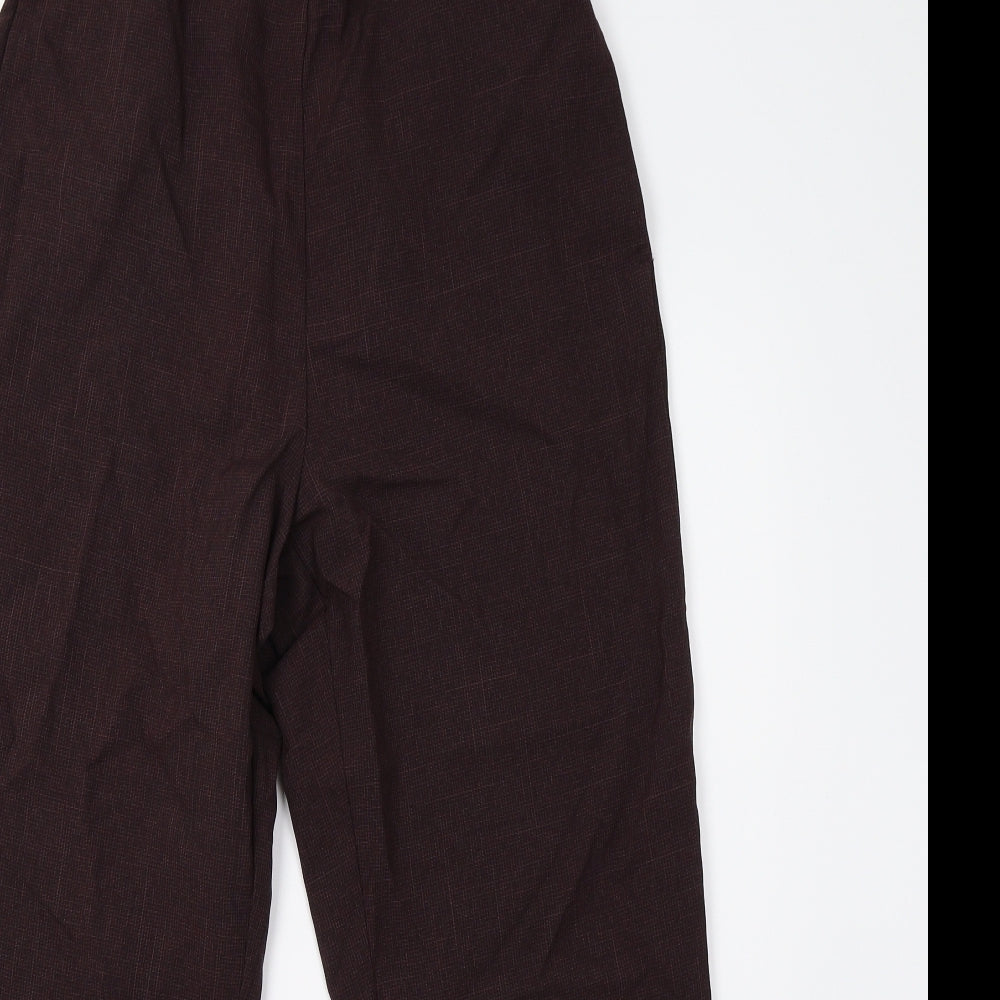 Womens UK Size 12 BHS Regular Fit  Brown Trousers