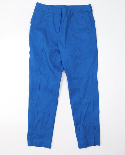 Womens UK Size 12 Preworn Regular Fit  Blue Trousers