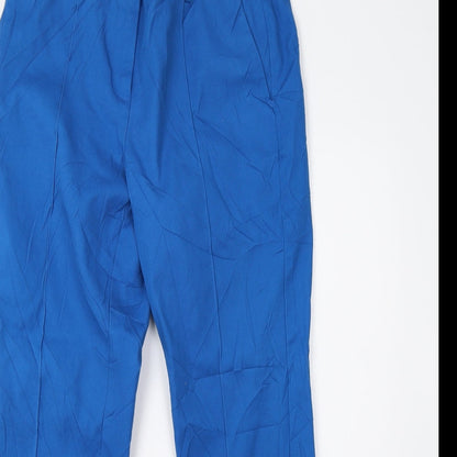 Womens UK Size 12 Preworn Regular Fit  Blue Trousers