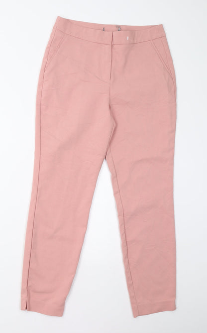 Womens UK Size 10 Preworn Regular Fit  Pink Trousers