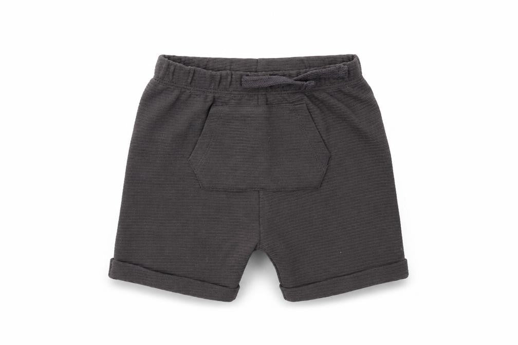 Front view of Tu Baby Grey Jogger Trousers, size 12-18, Months - Shorts