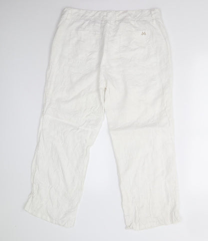 Jean Paul Classique Womens White   Trousers  Size XL L26 in